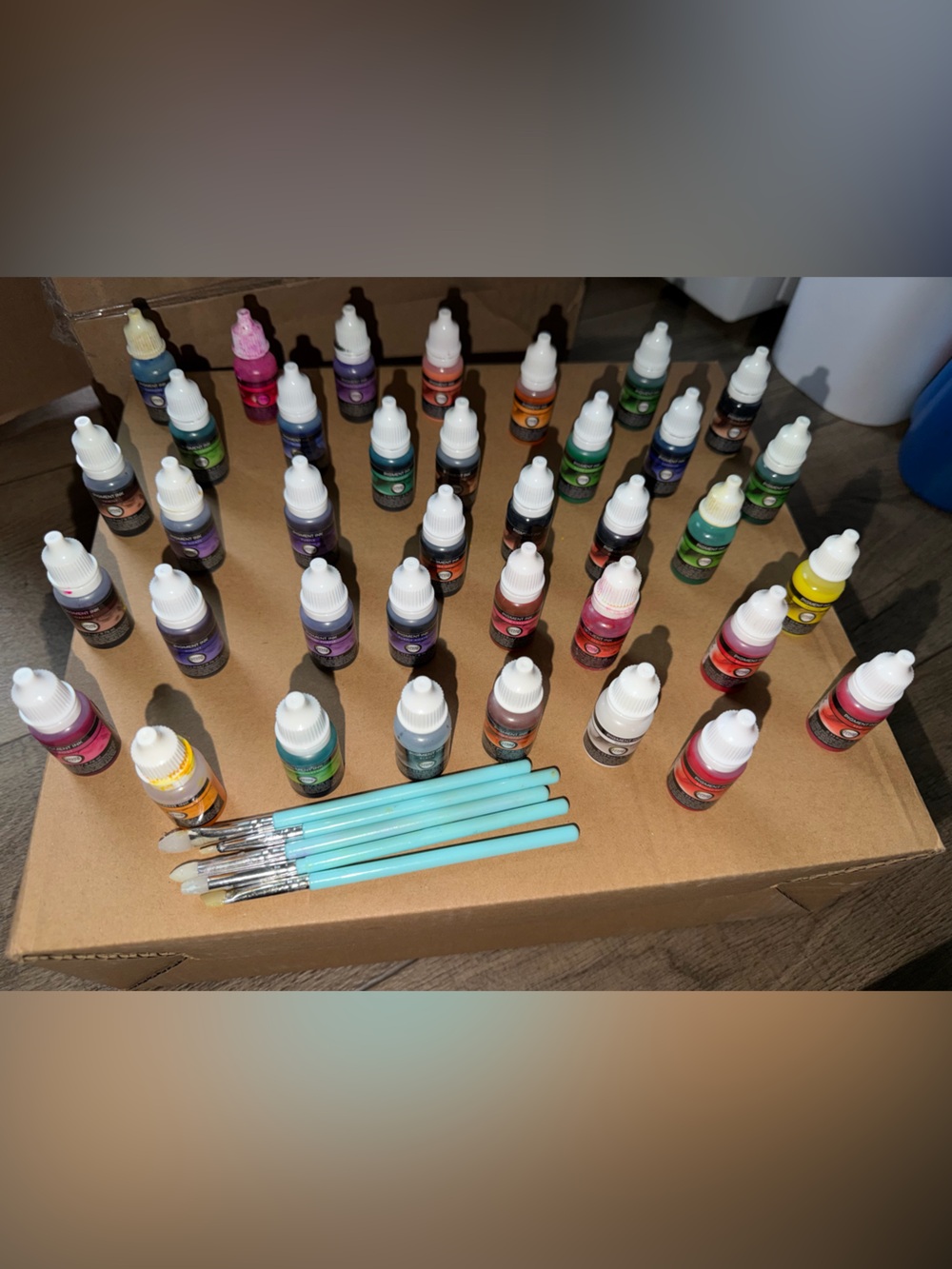 Partially Used Epoxy Resin Dyes - 37 Count